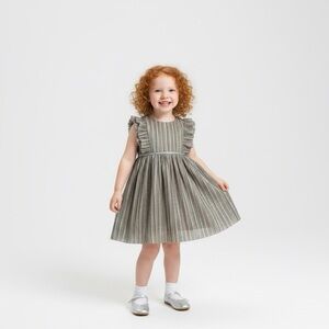 Pastourelle Multicolor Striped Dress